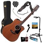 Gd11mce Ns Takamine Guitar Natural Complete Bundle