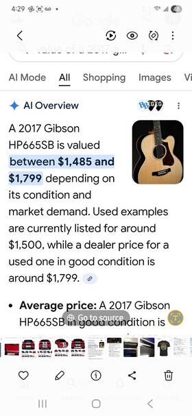 11847037 Gibson 2017 Hp665sb Acoustic-electric Guitar Natural 6 String Grand Auditorium