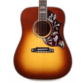 Gibson 711106044224 Hummingbird Custom Koa Acoustic Rosewood Burst 2024