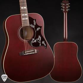 20595093 Gibson 711106170404 Hummingbird Special Satin Wine Red #20595093