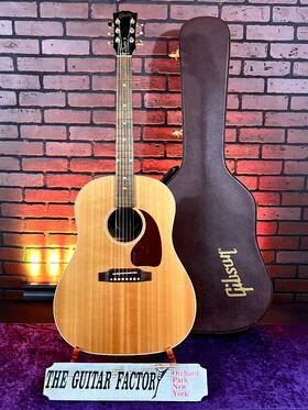 J45studio-0127-u Gibson 2019 J-45 Studio Walnut Natural Acoustic/electric Guitar With Hard Case