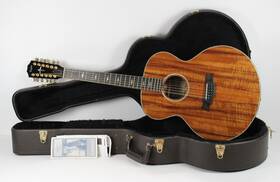 K-65-ce Gibson K65ce 2011 Taylor 12-string Hawaiian Flame Koa Mint Ohsc And Papers