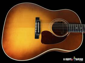 Rs4kcshbpsl1267 Gibson 2025 J-45 Koa Custom Shop Slope Shoulder Acoustic Honey Burst