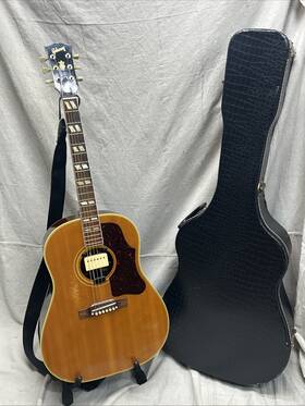 Gibson V7382-5 1967-1969 Country Western Acoustic Guitar Electric Pickup Ohsc-el
