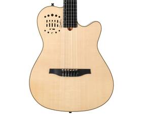 050925 Godin Multiac Nylon Deluxe Acoustic/electric Guitar - Natural Used