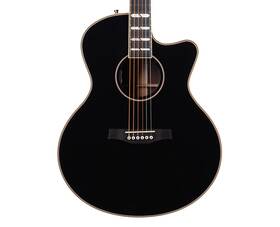 053353 Godin Connaisseur Mj Blk Rw Acoustic-electric Guitar Mini-jumbo - Black