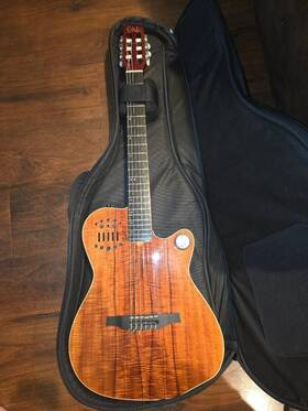 19022151 Godin Acs Koa Extreme Figure Hg Sf With Soft Shell Case