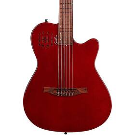 Godin 197881253141 Multiac Mundial Nylon-string A/e Guitar Aztek Red Rf