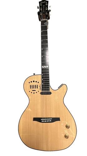 Godin 623501050598 Multiac Steel Natural Gloss Ae Guitar With Bag Upgraded Magnetic Pickup