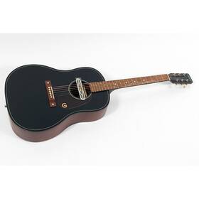 Gretsch Guitars 197881216313 Jim Dandy Deltoluxe Dreadnought A/e Guitar Black Top Ob