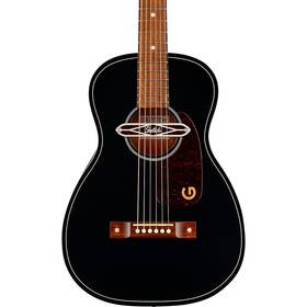 Gretsch Guitars 197881290801 Jim Dandy Deltoluxe Parlor A/e Guitar Black Top Rf