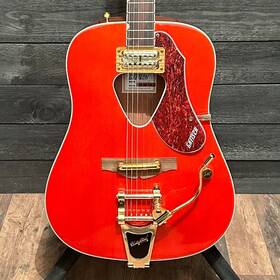 Is220604188 Gretsch G5034tft Rancher Dreadnought With Bigsby Electric Guitar - Savannah Suns