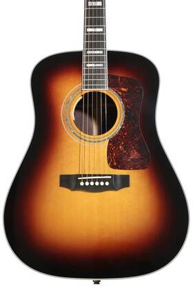 Guild 88-744-0120 D-55e Acoustic-electric Guitar - Antique Sunburst