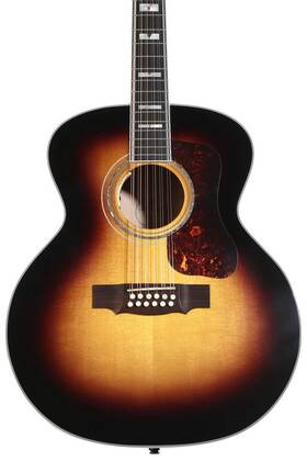 Guild 88-744-0370 F-512e Maple 12-string Acoustic-electric Guitar - Antique Sunburst