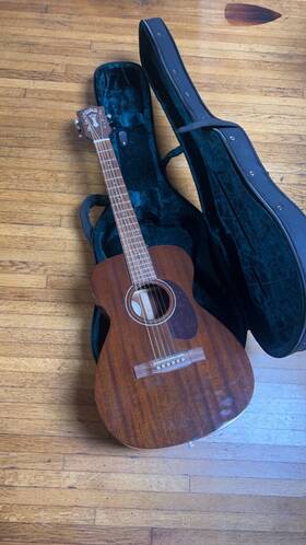 99-740-0020 Guild M-120e Acoustic-electric Guitar - Natural With Case