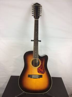 99-740-1130 Guild Very Good D-2612ce Deluxe 12-string Dreadnought Acoustic-electric Guitar