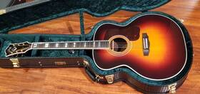 99-744-0340 Guild F-55e Jumbo Acoustic-electric Guitar Antique Burst Usa Humicase Rosewood
