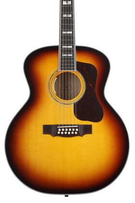 99-744-0370 Guild F-512e Maple Jumbo Acoustic-electric Guitar - Antique Sunburst