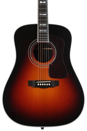 99-744-1090 Guild D-55e Acoustic-electric Guitar - Teardrop Sunburst Sweetwater Exclusive