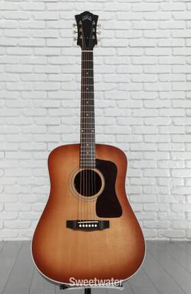 99-744-1210 Guild D-40e Standard Dreadnought Acoustic-electric Guitar - Pacific Sunset Burst