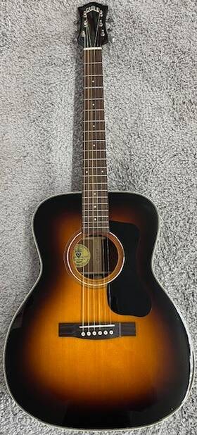 F-130 Guild Case Gad Orchestra Size Acoustic Electric Guitar With Hardshell