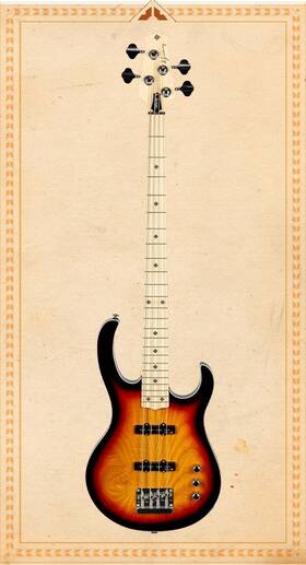 Lbs4-vb H. Jimenez Camale N 4 String Bass Guitar Glossy Vintage Burst