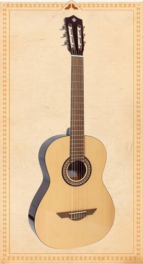 H. Jimenez Lgr100n H. Ranchero Series Full Size Acoustic Guitar With Bag Nylon String