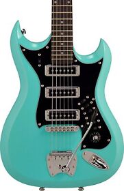 Hagstrom Hiii Series Electric Guitar Aged Sky Blue