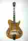 Hb150sm Washburn Spalted Maple 6 String Hollow Body Acoustic Electric Guitar