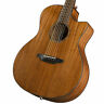 Htkoagce Luna Guitars Koa Acoustic Electric Guitar With Cutaway