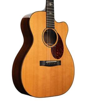 Acoustic2903 Huss & Dalton Pre-owned And Om-c Acoustic/electric Guitar With Original Hardshell Case
