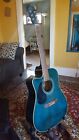Hw440lb-tb Hohner Left Handed Acoustic Electric Guitar Souldier Strap Accessories