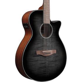 Aeg70 Ibanez 197881414511 Flamed Maple Top Grand Concert A/e Guitar Tcb Rf