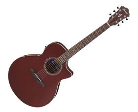Ibanez 549763353337 Used Ae100buf Grand Auditorium A/e Guitar - Burgundy Flat