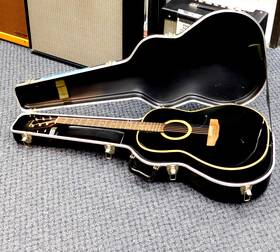 Ibanez Aa-31 1983 Applause By Ovation Acoustic-electric With Case Gloss Black Very Nice