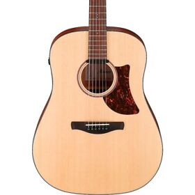 Aad100eopn Ibanez Aad100e Advanced Acoustic Solid Top Dreadnought Guitar Open Pore Satin