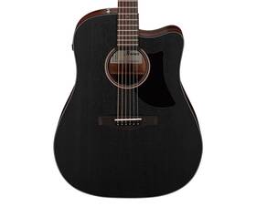 Aad190cewkh Ibanez Used Adanced Acoustic A/e Guitar - Weathered Black Open Pore