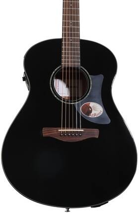 Aam100ebk Ibanez Advanced Acoustic Auditorium Acoustic-electric Guitar - Black