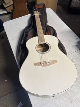 Aam370e Ibanez Advanced Auditorium Acoustic-electric Guitar Antique White Issues