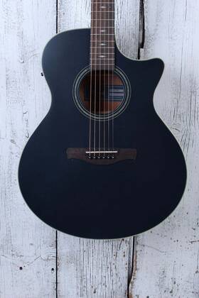 Ae100 Ibanez Ae Series Acoustic Electric Guitar Dark Tide Blue Flat Finish