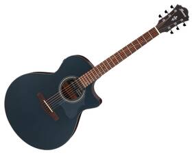 Ae275dbf Ibanez Used A/e Guitar - Dark Tide Blue Flat
