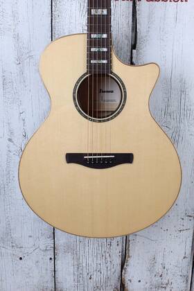 Ae390 Ibanez Acoustic Electric Guitar Solid Spruce Top Natural High Gloss