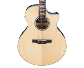 Ae390nta Ibanez Used Grand Auditorium A/e Guitar - Natural High Gloss