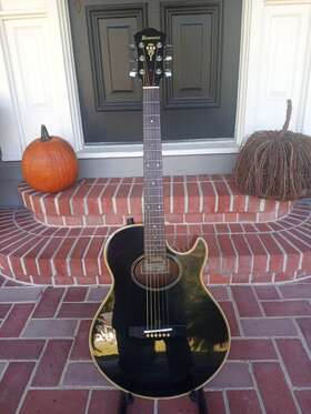 Ae400bk Ibanez Rare 1983 Ae400bk. Made In Japan Acoustic/electric Very Good Condition