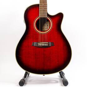 Aef20 Ibanez Acoustic-electric Guitar Punchy Projection With Electronics