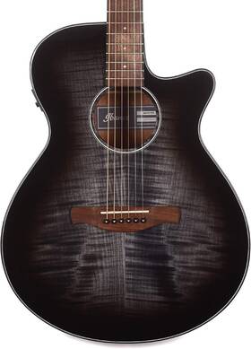 Aeg70tch Ibanez Aeg70 Acoustic-electric Guitar - Transparent Charcoal Burst High Gloss A