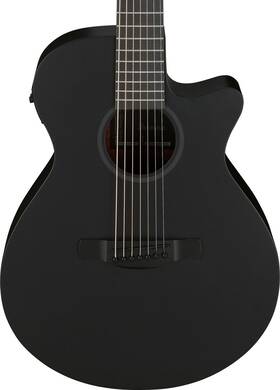 Aeg721bot Ibanez Aeg721 7-string Acoustic-electric Guitar - Black Out