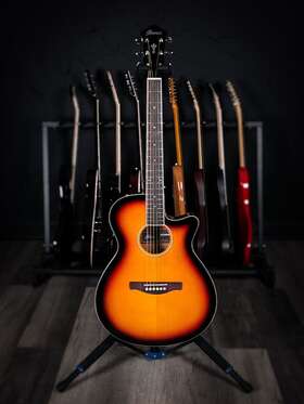 Aeg7vsh Ibanez Acoustic/electric Guitar - Transparent Vintage Sunburst