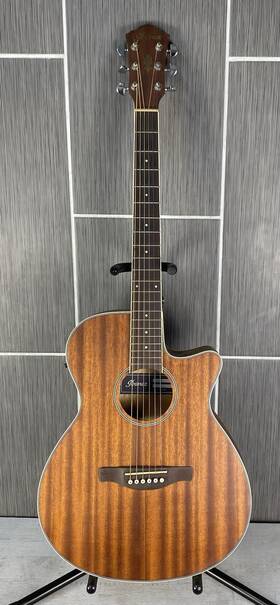 Aeg8emh-opn Ibanez Electric Acoustic Guitar Grand Concert Laminated Mahogany