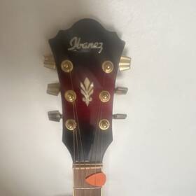 Ibanez Ael20e-trs-14-02 Acoustic-electric Guitar 6 String Hollow Red